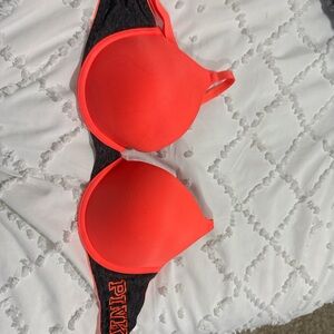 Victoria's Secret Pink and Black Bra